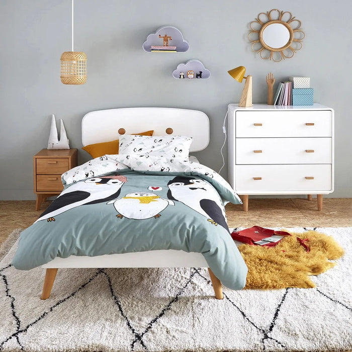 Commode 3 tiroirs bouleau et MDF Jimi