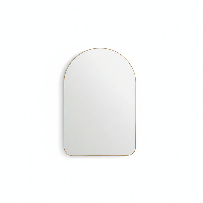 Miroir Uyola rectangulaire en métal laiton – vue détourée