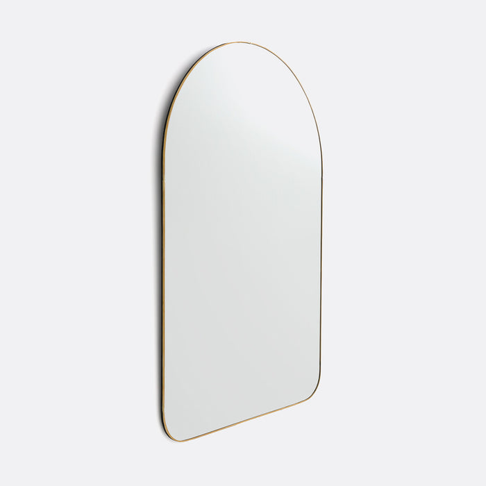 Miroir Uyola – vue de côté du cadre en métal laiton
