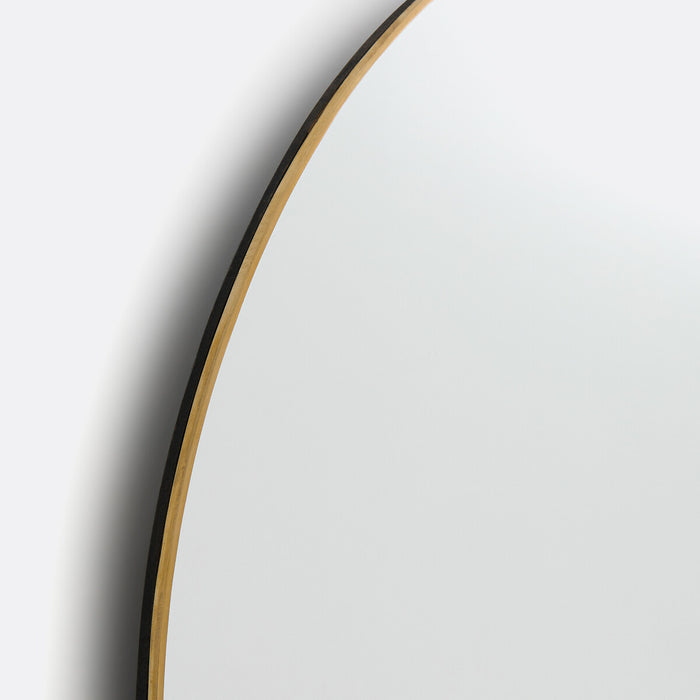 Miroir Uyola – détail de la finition laiton vieilli