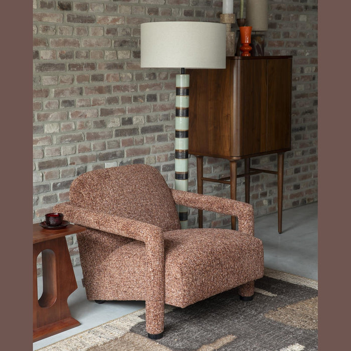 Fauteuil lounge tweed Kent