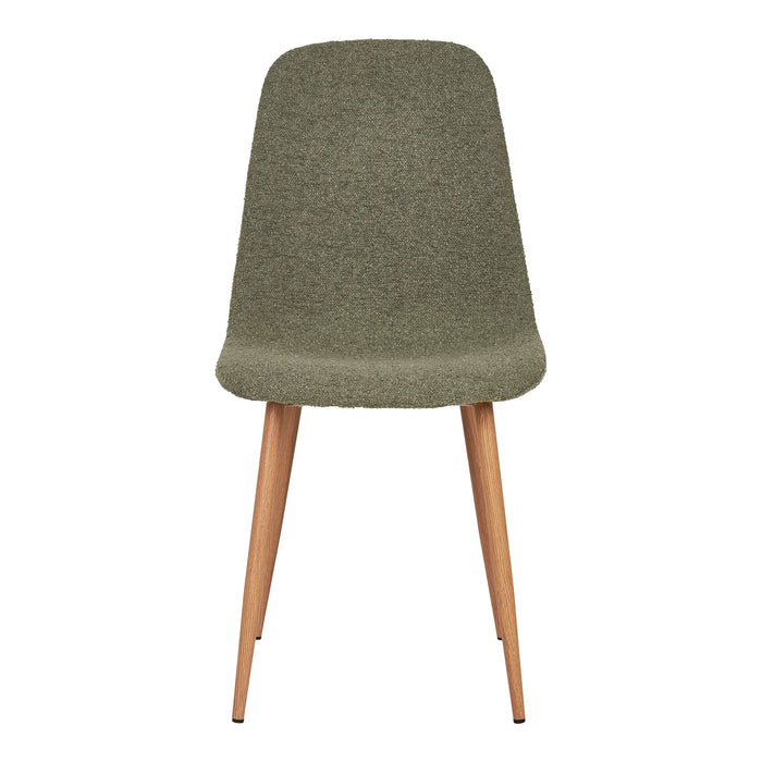Chaise tissu et bois Stockholm