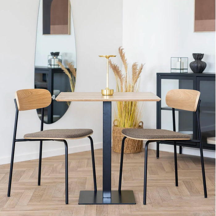 Chaise tissu et métal Asturia
