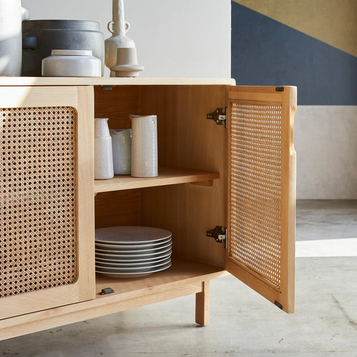 Buffet orme massif cannage Luis - Tikamoon
