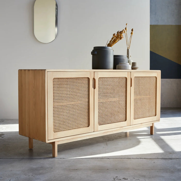 Buffet orme massif cannage Luis - Tikamoon
