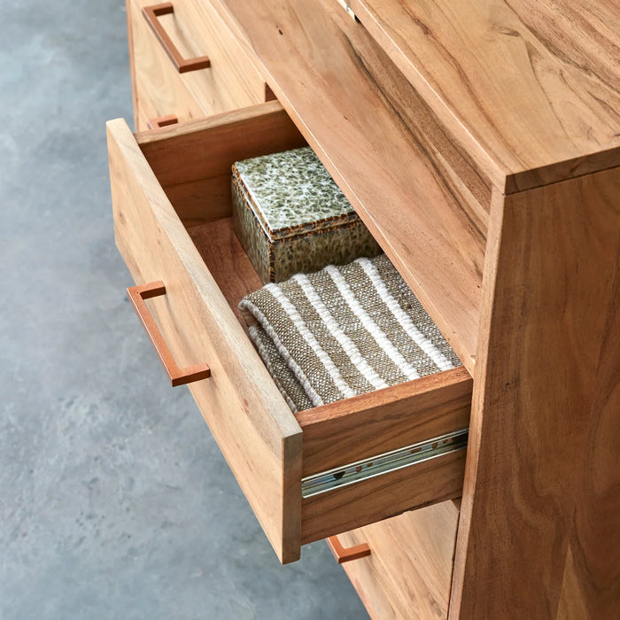 Commode acacia massif Oslo - Tikamoon