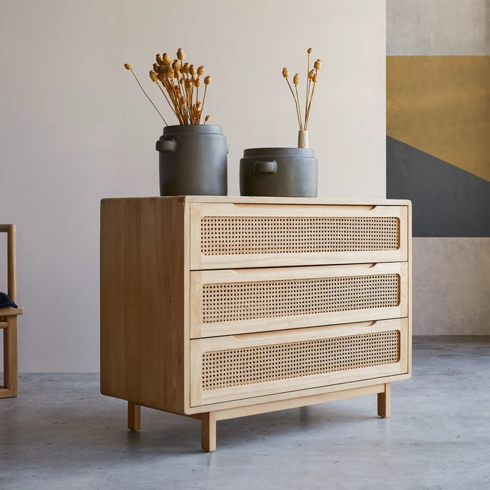 Commode orme massif cannage Luis - Tikamoon