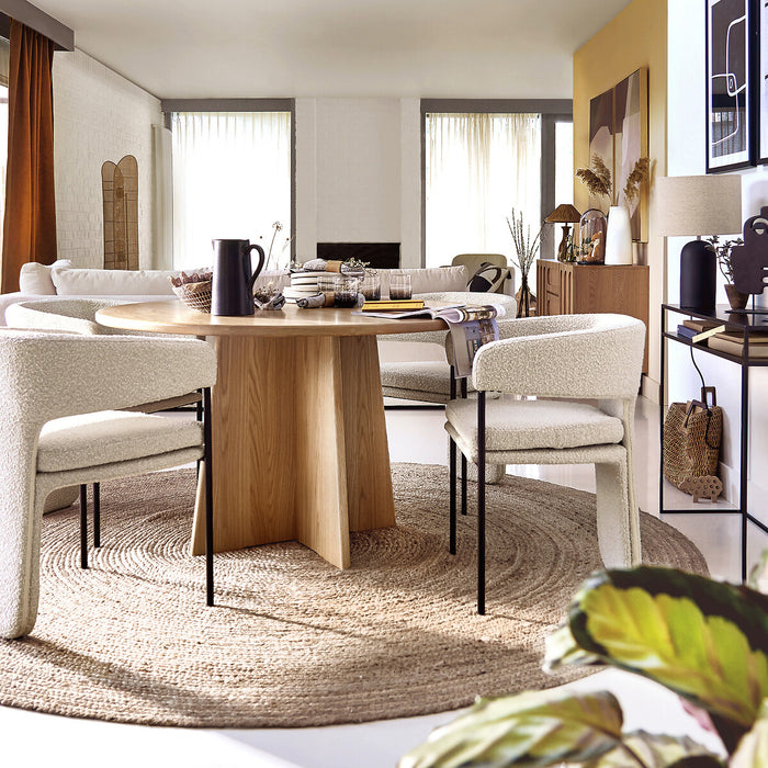 Belzac round rug