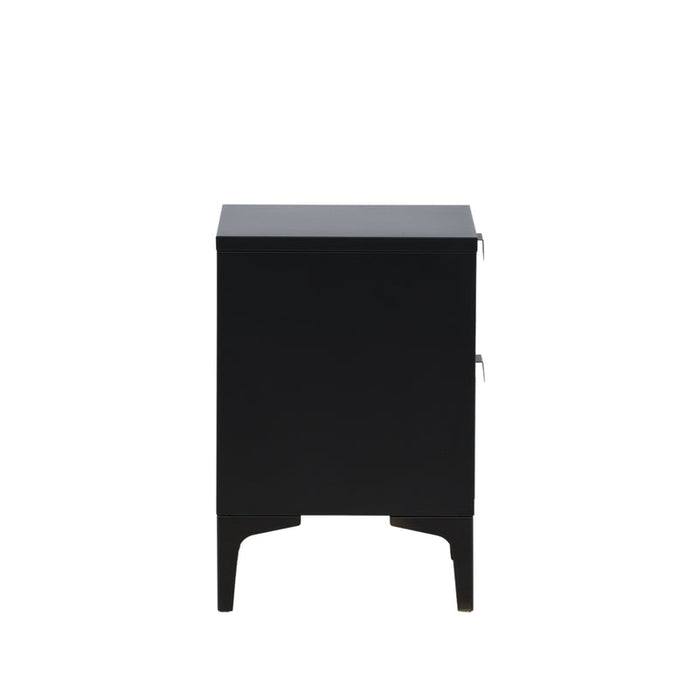 Table de chevet rotin et bois Piring