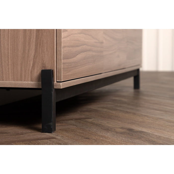 Buffet MDF et pieds acier Corpus