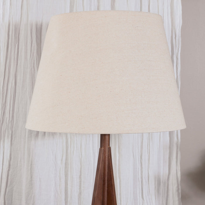 Lampadaire bois d'hévéa Kona