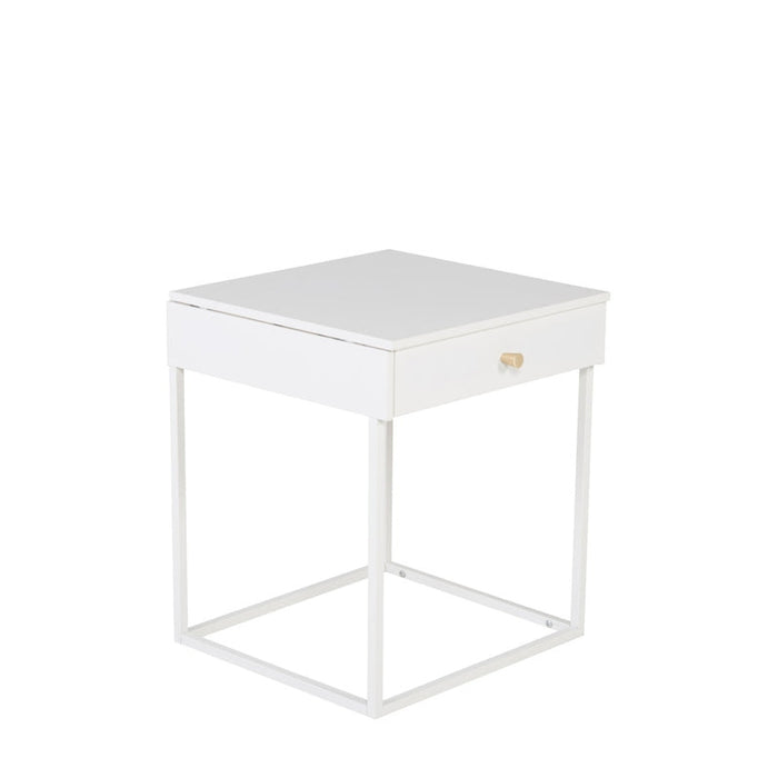 Table de chevet métal et bois Bakal