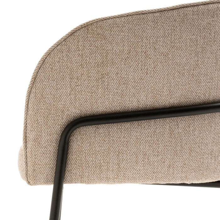 Chaise tissu et métal Laika
