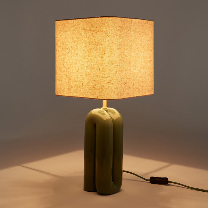 Lampe à poser céramique sauge Saugues