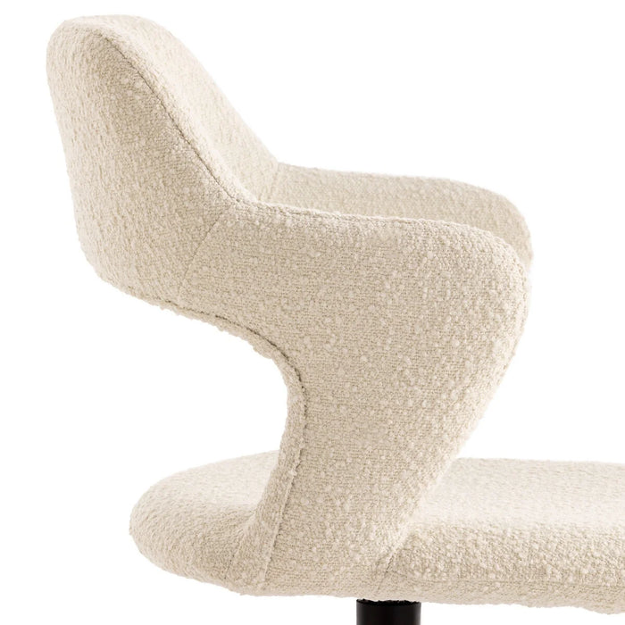 Chaise de bureau tissu bouclette Asyar - AM.PM