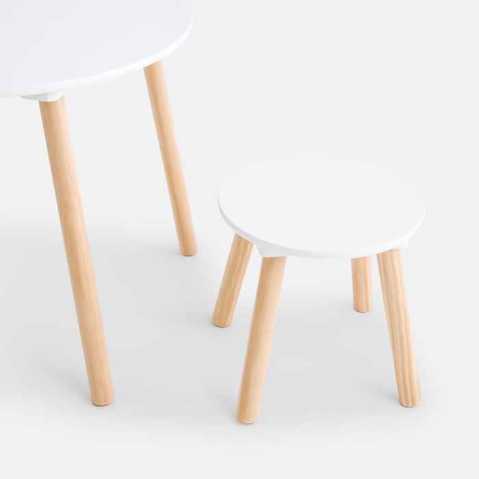 Table basse avec 2 tabourets Melya