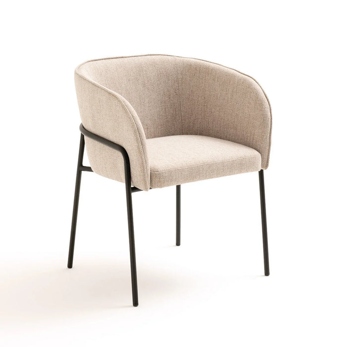 Chaise tissu et métal Laika