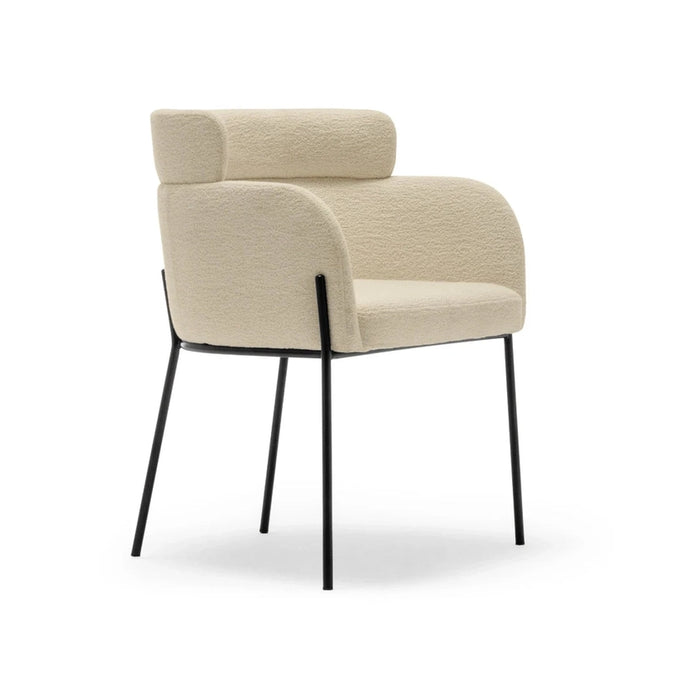 Chaise tissu et acier Baron - NV GALLERY