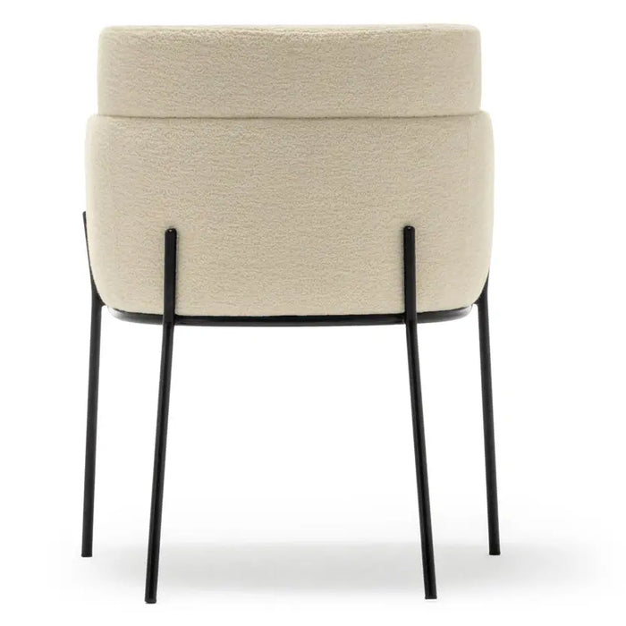 Chaise tissu et acier Baron - NV GALLERY