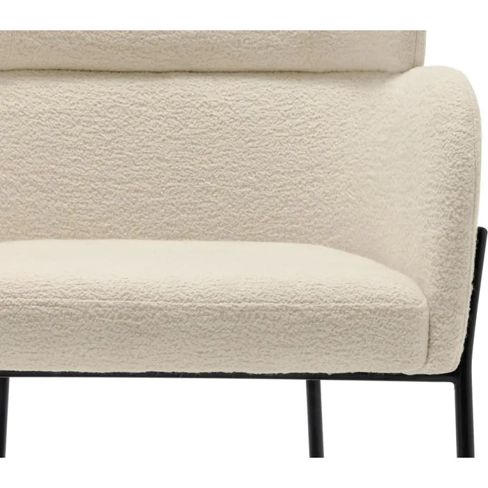 Chaise tissu et acier Baron - NV GALLERY