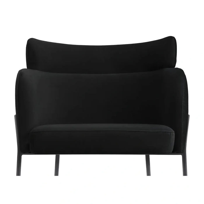 Chaise velours et acier Baron - NV GALLERY