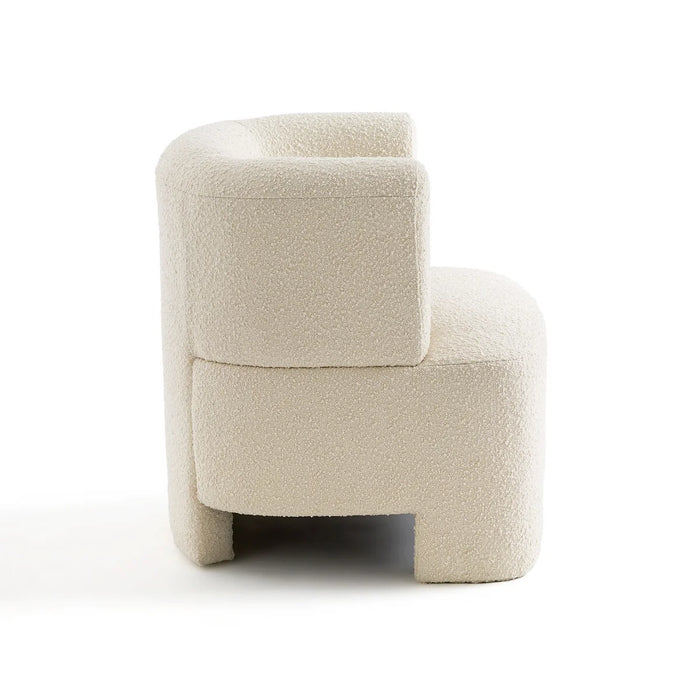 Fauteuil tissu bouclette Darrel - AM.PM
