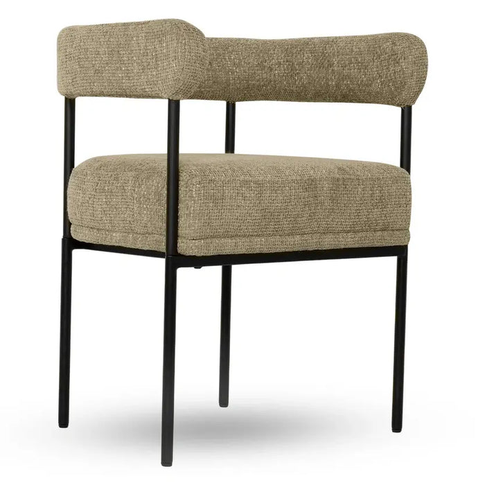 Chaise tissu et acier Arcade - NV GALLERY