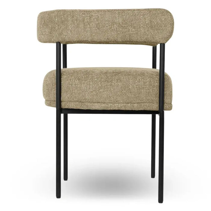 Chaise tissu et acier Arcade - NV GALLERY