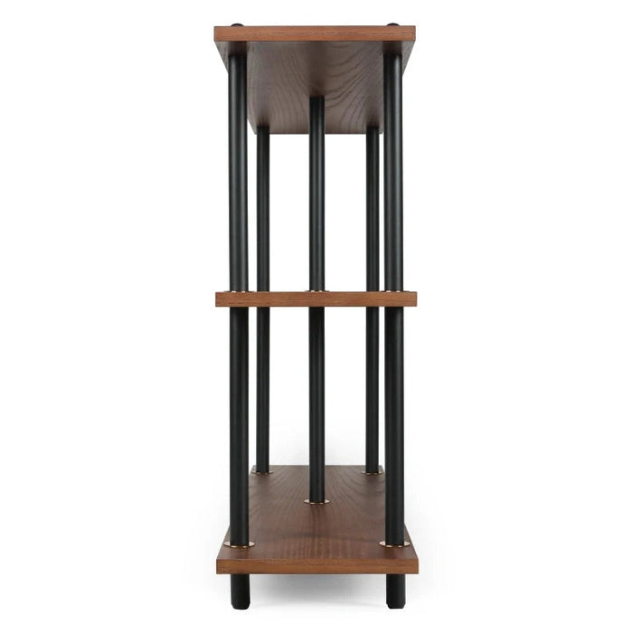 Étagère noyer et fer noir mat Hawking - NV GALLERY