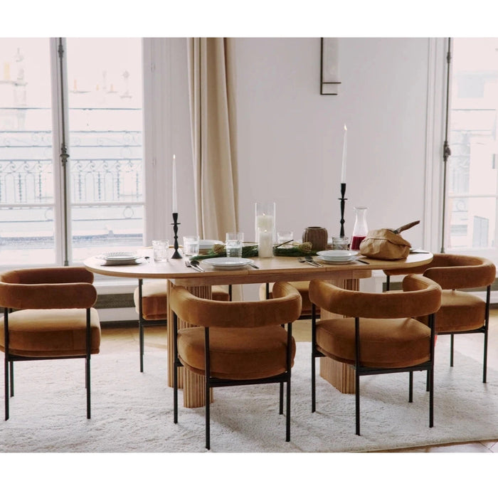 Table extensible noyer Adriano - NV Gallery