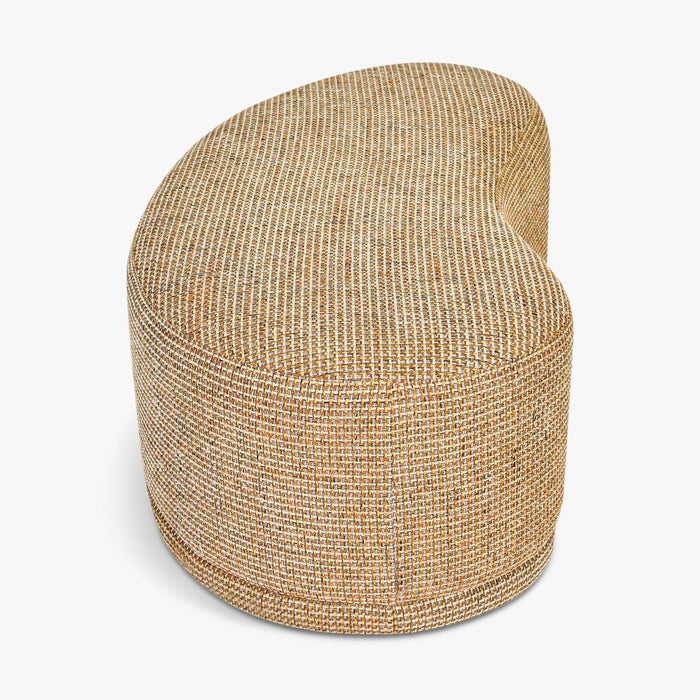 Banc Enzo Tweed jaune miami – vue de dos
