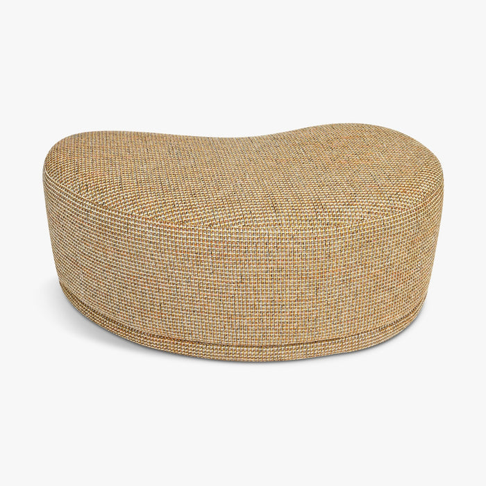 Banc Enzo Tweed jaune miami – détail du tissu bouclé