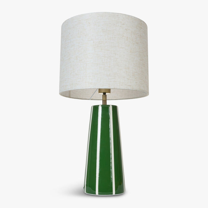 Lampe à poser céramique et lin Gian - NV GALLERY