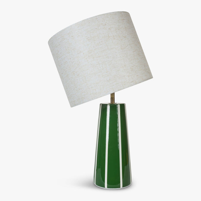 Lampe à poser céramique et lin Gian - NV GALLERY