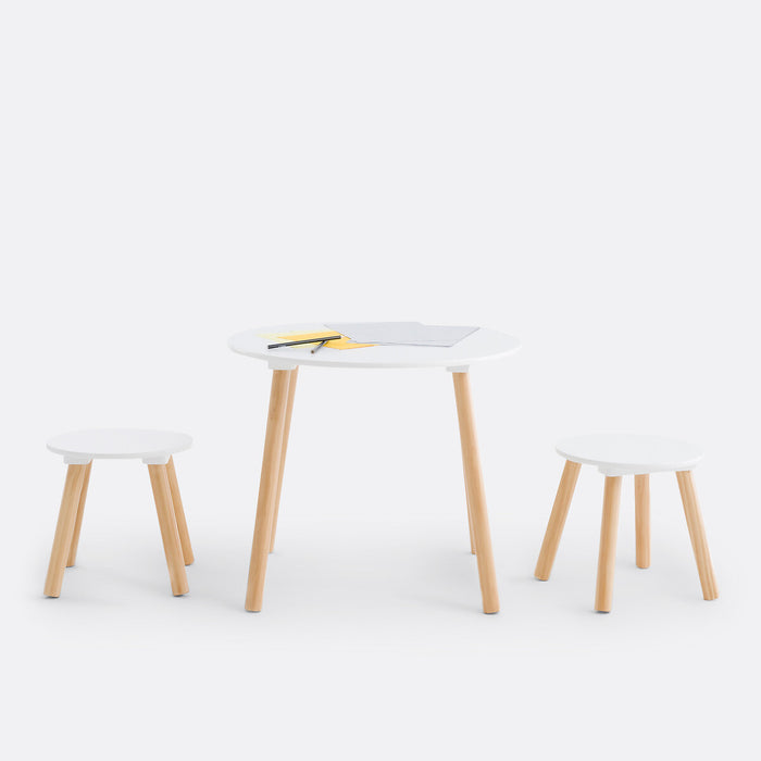 Table basse avec 2 tabourets Melya
