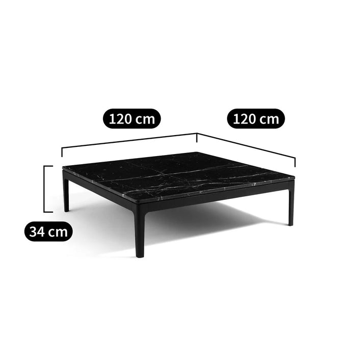 Table basse marbre noir Helda - AM.PM