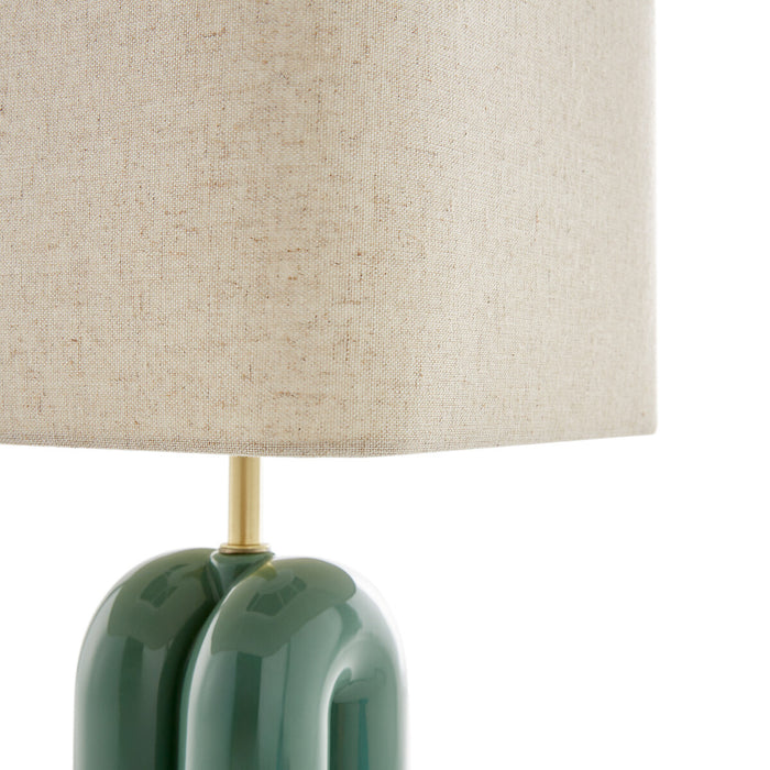 Lampe à poser céramique sauge Saugues