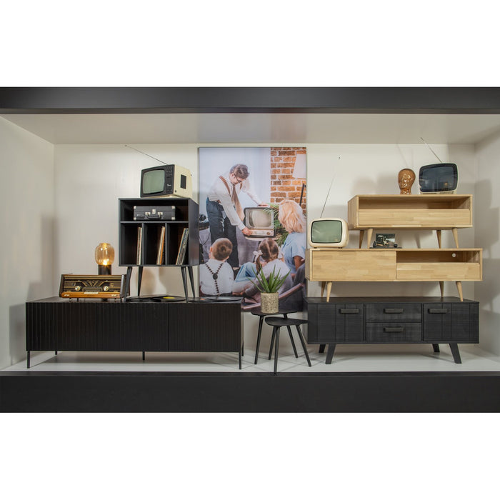 Meuble TV chêne massif Tygo