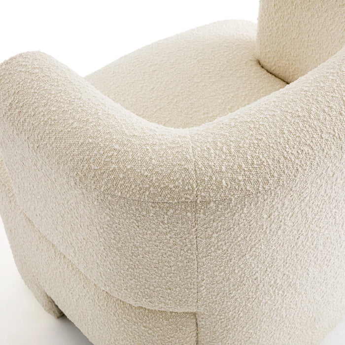 Fauteuil tissu bouclette Darrel - AM.PM