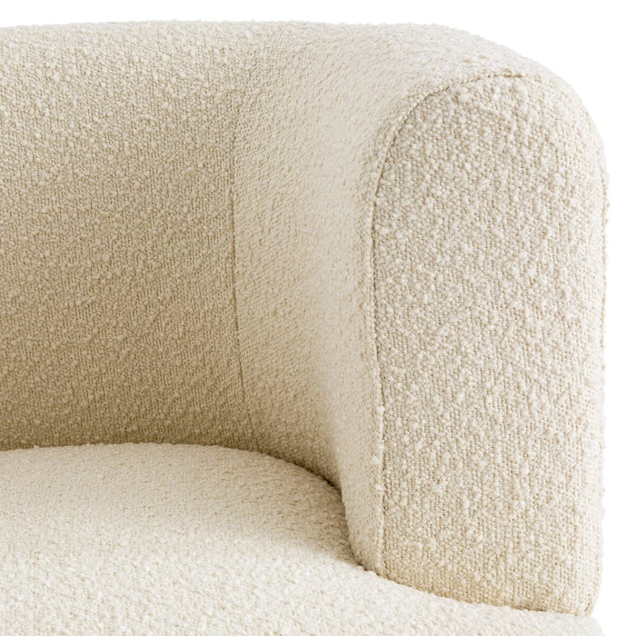 Fauteuil tissu bouclette Darrel - AM.PM