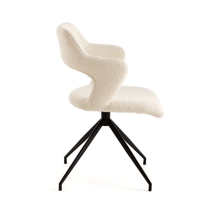 Chaise de bureau tissu bouclette Asyar - AM.PM