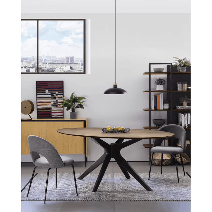 Chaise tissu et métal Renato