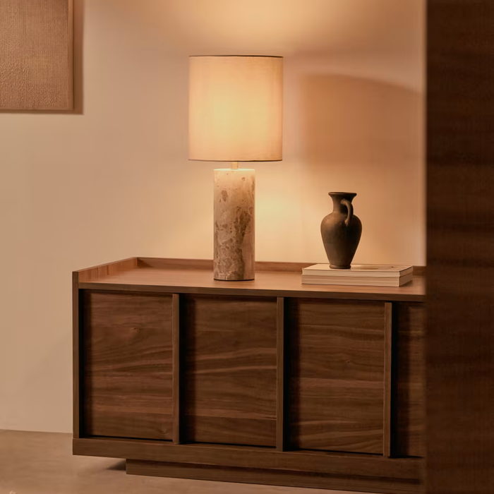 Lampe à poser marbre beige Altea