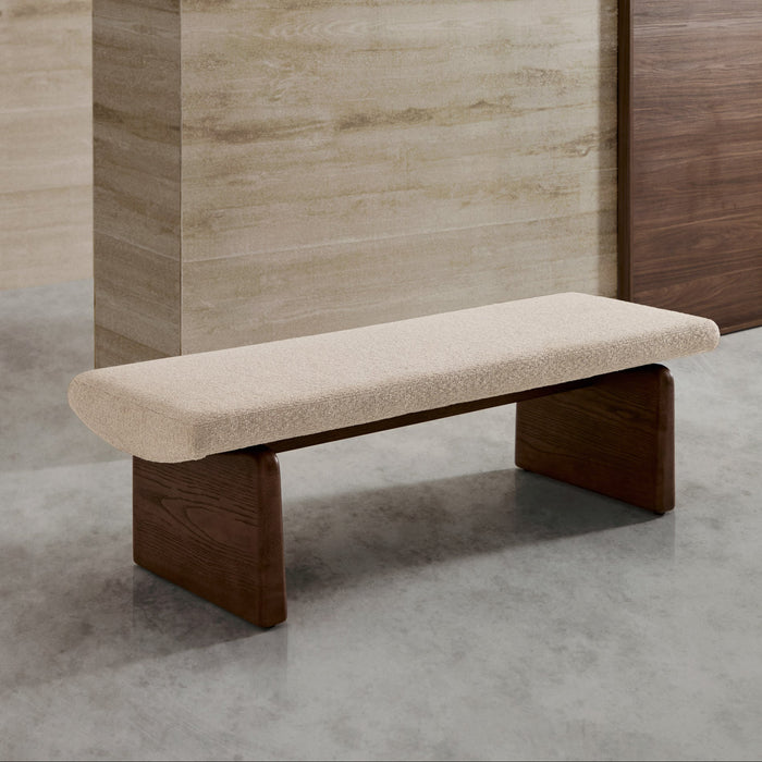 Banc Begur beige – mise en ambiance salon