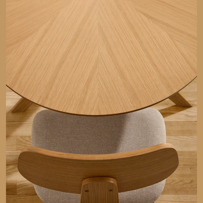 Table ovale chêne Meria