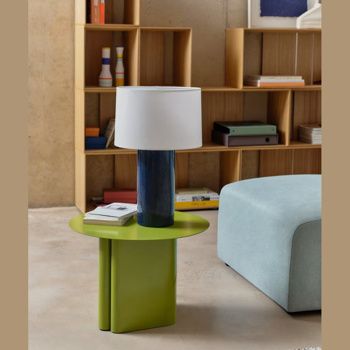 Lampe à poser céramique bleue Tamarit