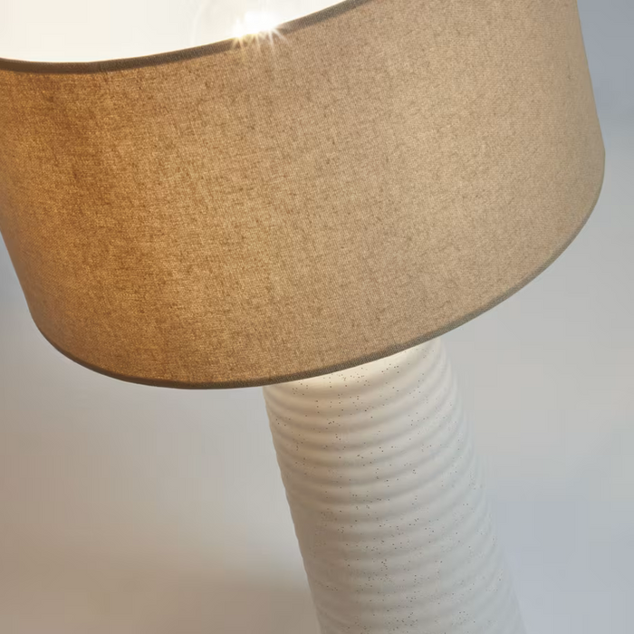 Lampe à poser céramique blanche Baza