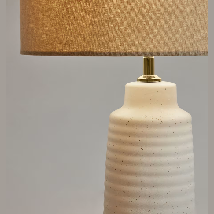 Lampe à poser céramique blanche Baza