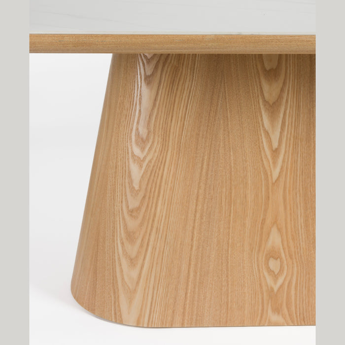 Table à manger bois et pierre Almira