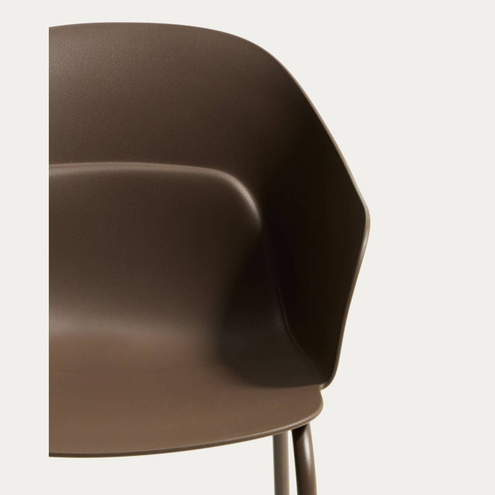 Chaise Cardona marron – détail de l'assise